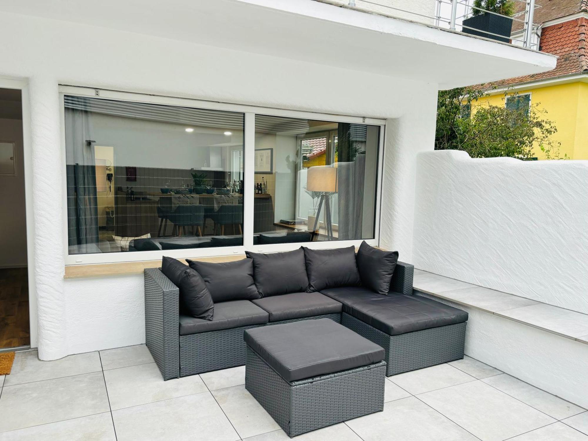 Apartamento Jacuzzi Terrasse 55' Tv Kueche Regendusche Bad Bellingen Exterior foto